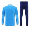 Manchester City Sweat d'Entraînement Quarter-Zip 2025-26 Bleue Pour Homme
